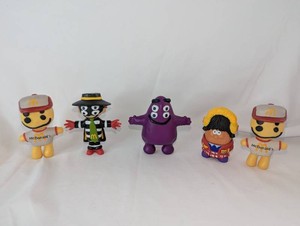 McDonalds 5-Figure Lot  Cactus Plant Flea Market Figures & Darla McNugget Buddy