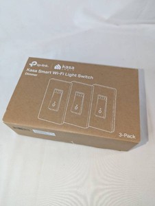 NIB TP-Link Kasa HS220 Smart Wi-Fi Dimmer Switches  White, Boxed 3-Pack