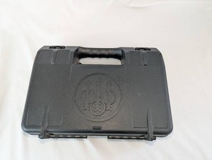 Beretta Hard-Shell Handgun Case  Black, Foam Interior, Made in Italy