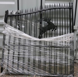 14FT. BI-PARTING WROUGHT IRON GATE SK-LJB12