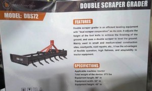 DOUBLE SCRAPER GRADER DBS72