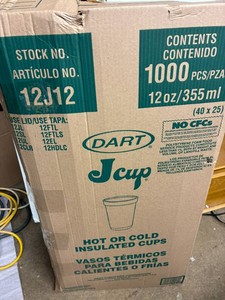 12oz Foam Cups