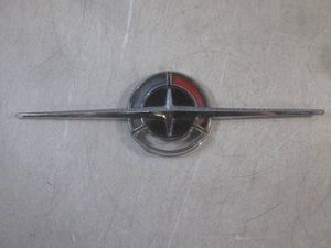 (F-0) Vintage 1966 Chrysler 300 Rear Deck Trunk Lid Emblem Mopar OEM #2603564