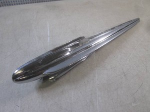 (F-0) Vintage 1940s Chevrolet Chrome Hood Ornament (Missing Top Lucite Insert)