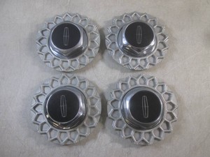 (BSB) Set of 4 Vintage 1990-1997 Lincoln Town Car Wheel Center CapsCovers OEM #FOVC-1A096