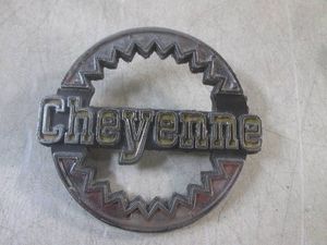 (F-0) 1970s Chevrolet Cheyenne Truck Quarter Panel Emblem 330316  Z-4401