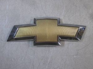 (F-0) Newer Plastic Chevrolet Truck Gold Bowtie Emblem 9 14 x 3 14
