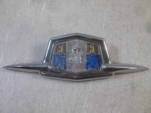 (F-0) Vintage 1951 Plymouth Hood Emblem Badge #1347251