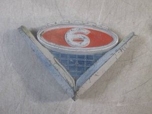 (F-0) 1962-1966 GMC Truck V6 Hood Side Emblem #2419879