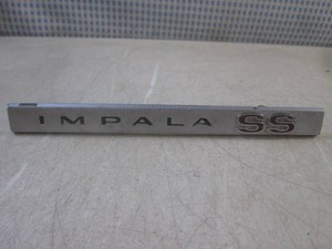 (F-0) Vintage 1966 Chevy Impala SS Glove Box Emblem GM #3891457