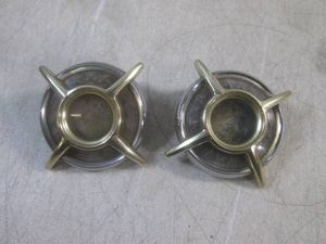 (F-0) Pair of 1961-1962 Ford Galaxie Side Sail Panel Emblems #6251A20-A