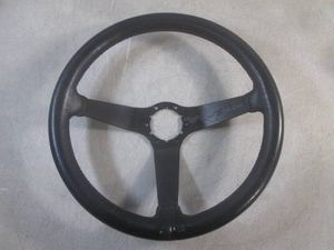 (H-2) Vintage 3-Spoke Steering Wheel 14 12 Wheel Rat Hot Rod