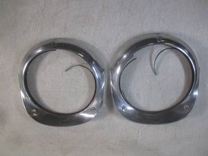 (BSB) Pair of 1956 Chevy Belair 210 150 Headlight Bezels #5147211