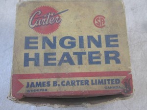 (BSB) NOS Carter Engine Heater No. R56