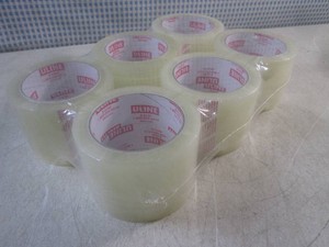 (BSB) 6 Rolls of Uline Clear Packing Tape 2 34 Wide