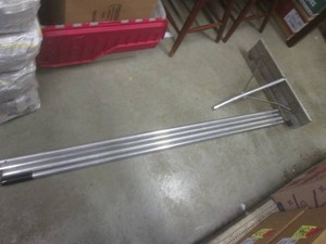 (EW2) Aluminum 24 Snow Roof Rake with 4 - 5-Foot Extention Handles