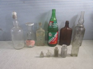 (A-3) Assorted Vintage Bottles