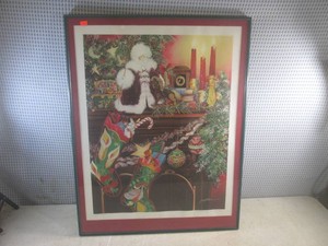 (A-4) Vintage Framed Signed and Numbered 350 Artist Proof Print 21 34 x 27 34
