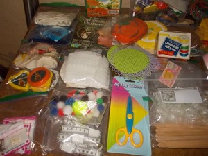 Assorted Craft Supplies, DIY Materials & Hobby Accessories Lot