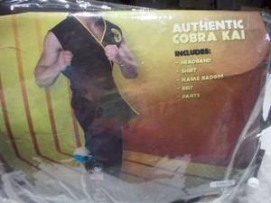 Authentic Cobra Kai Karate Costume Set Size X-Small