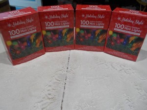 Assorted Holiday Style Christmas Light Sets Lot