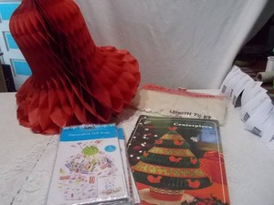 Assorted Holiday Crafts and Decor Lot