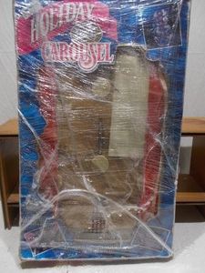 Holiday Carousel Musical Motion Decoration