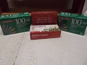 Assorted Christmas String Lights Lot