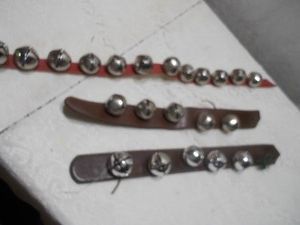 Vintage Leather Sleigh Bells & Harness Bell Straps Lot