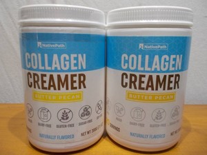 SkinnyFit Collagen Creamer Lot  Butter Pecan Flavor (10.5 oz Tubs)