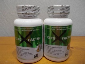 Premium Dietary Supplement Bottles Lot  Wellness & Health Formula-Keto X Factor