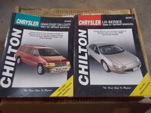 Vintage Automotive Repair Manuals Lot  Chilton Chrysler & Dodge Guides