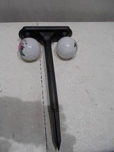 Decorative Floral Solar Garden Globe Stakes Lot  Outdoor LED Yard Lights