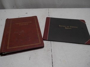 Vintage Universal Business Register & Accounting Ledger Book Lot