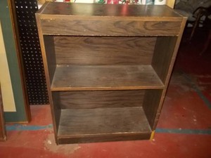 Small Vintage Wooden Bookshelf