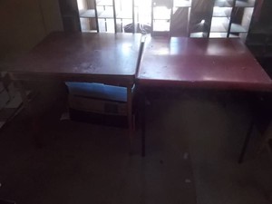 Set of Two Square Folding Tables