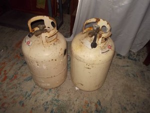 Pair of Used Propane Tanks