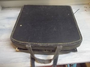 Vintage Record Collection and Carrying Case