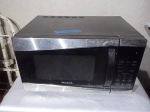 Black Countertop Microwave Oven