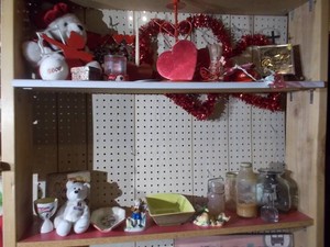 Mixed Valentines Day Decor and Assorted Figurines