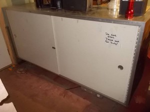 White Retail Display Counter