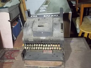 Vintage Mechanical Cash Register