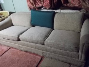 Upholstered Three-Seater Sofa