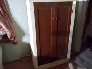 Two-Door Wooden Storage Cabinet