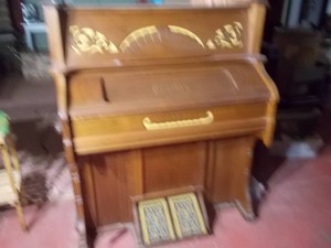 Vintage Century Wooden Pump Organ