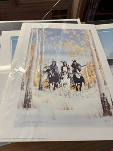Donald Vann, Babcocke & Sabourin Native Art Prints - 8-Print Mixed Lot