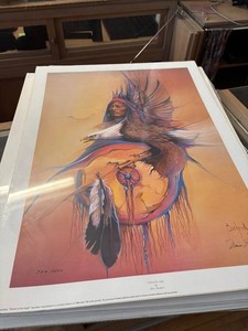 Maris Buckfink Shield of the Eagle & Native American Art Print Mixed Lot