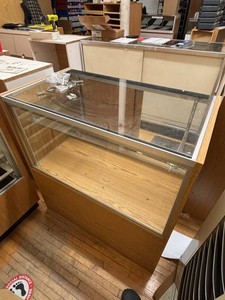Glass Display Case - 36 in W X 20 in D X 38 in H
