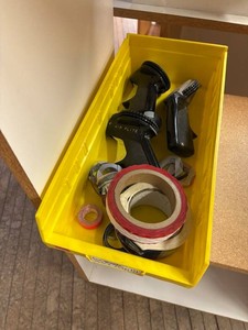 Handheld Labeler Tools & Assorted Tape Mixed Lot