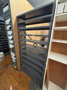 Shelby Metal Shelving Unit - 75 H X 36 W X 12 D
